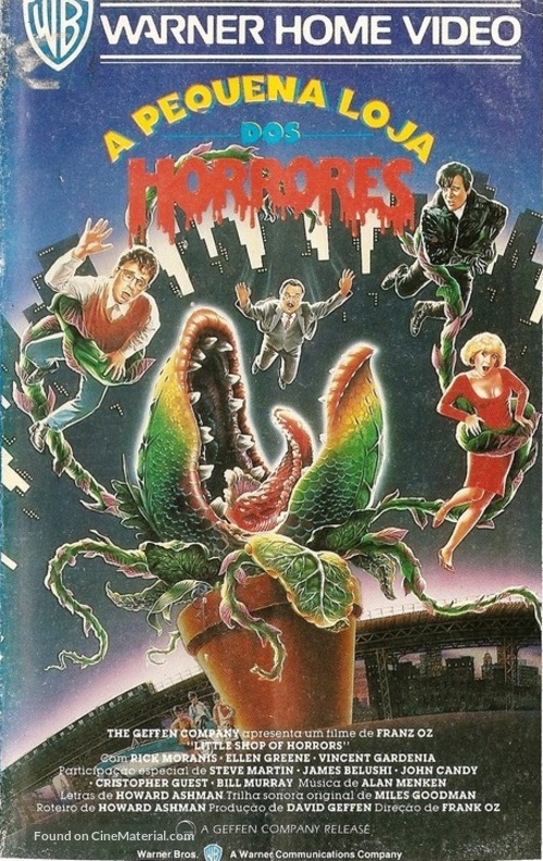 Little Shop of Horrors - Brazilian VHS movie cover