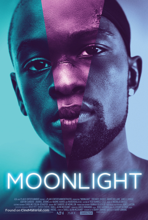 Moonlight - Danish Movie Poster