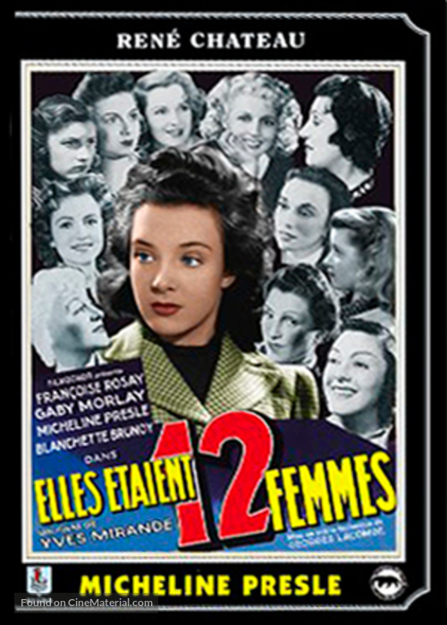 Elles &eacute;taient douze femmes - French DVD movie cover