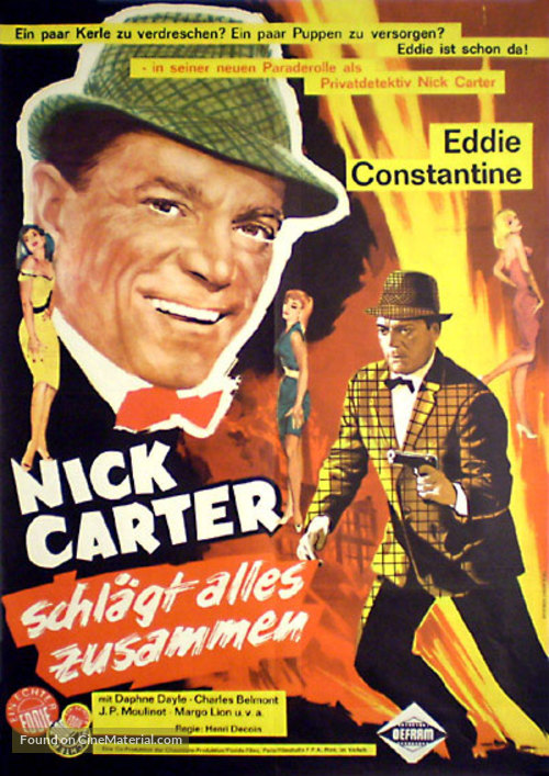 Nick Carter va tout casser - German Movie Poster