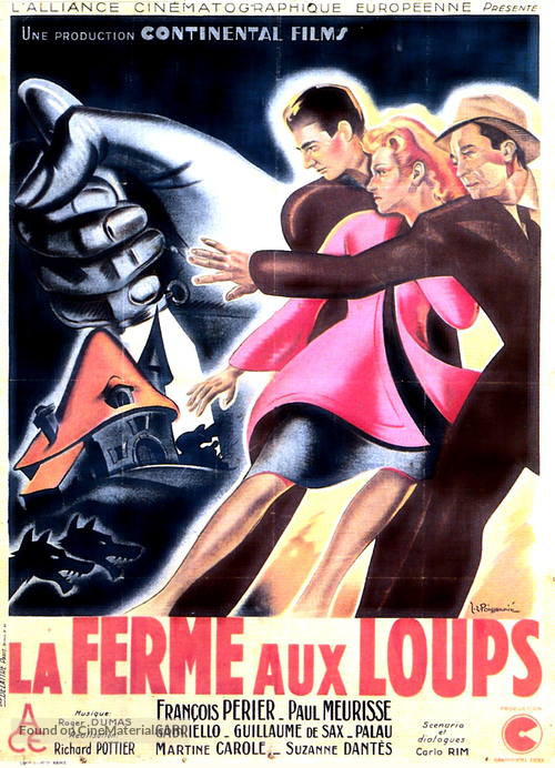 La ferme aux loups - French Movie Poster