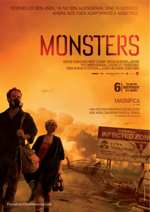 Monsters - Spanish Movie Poster