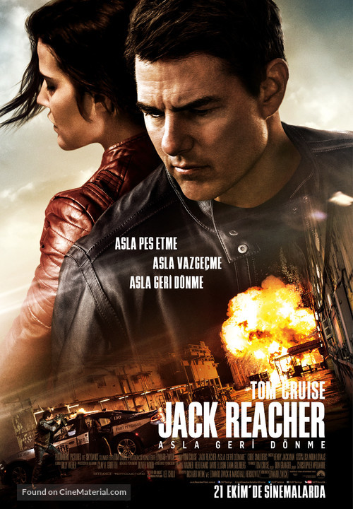 Jack Reacher: Never Go Back - Turkish Movie Poster