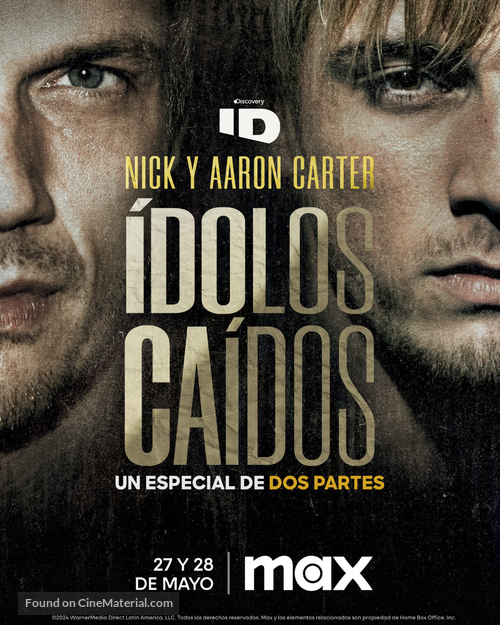 Fallen Idols: Nick and Aaron Carter - Mexican Movie Poster