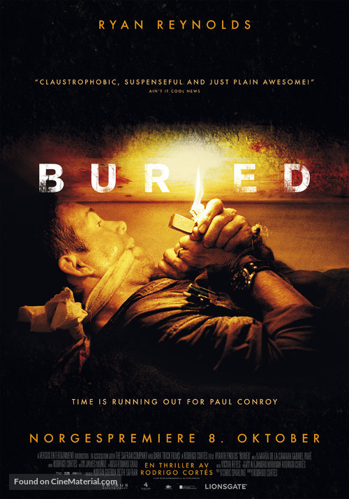 Buried - Norwegian Movie Poster
