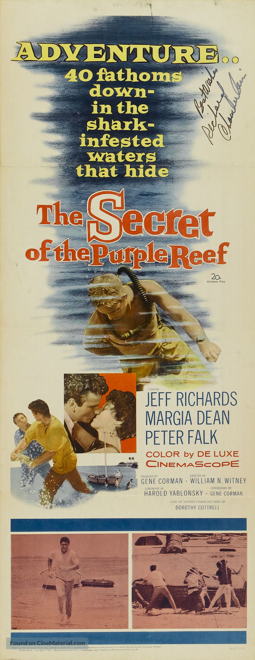 The Secret of the Purple Reef - Movie Poster