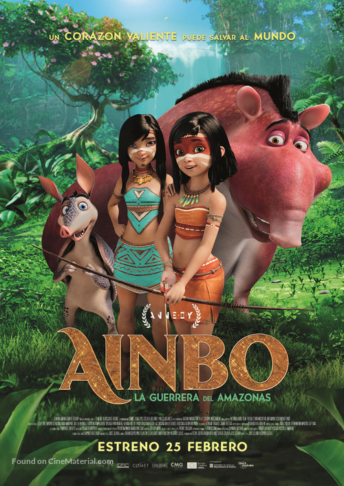 AINBO: Spirit of the Amazon - Spanish Movie Poster