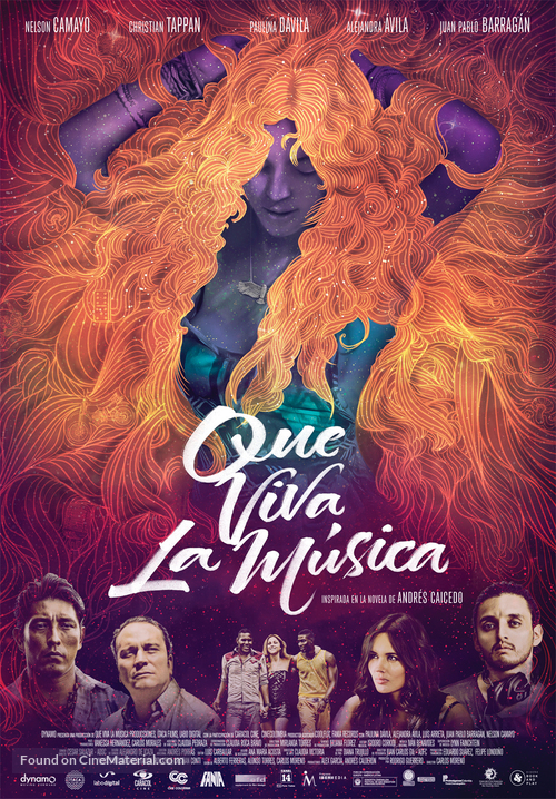 Que viva la m&uacute;sica - Colombian Movie Poster