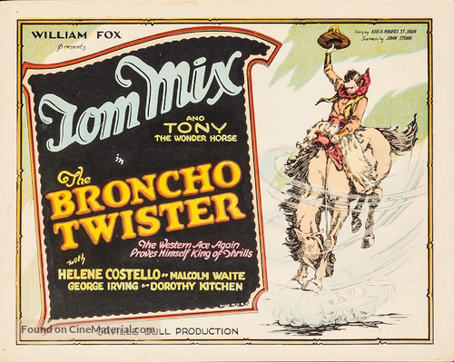 The Broncho Twister - Movie Poster