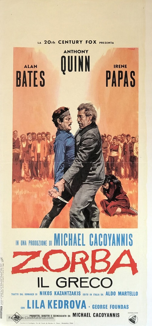 Alexis Zorbas - Italian Movie Poster