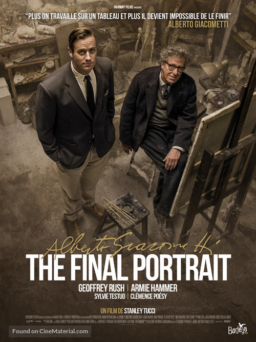 Final Portrait - French Movie Poster