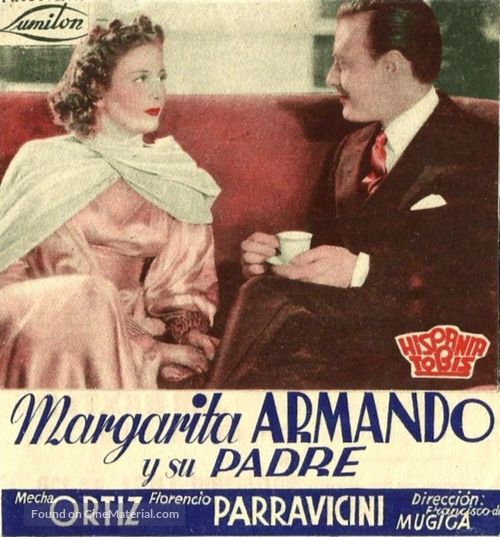 Margarita, Armando y su padre - Spanish Movie Poster