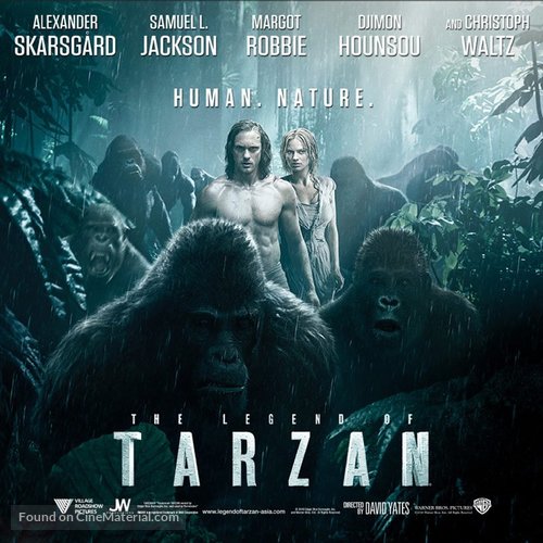 The Legend of Tarzan - Indonesian Movie Poster