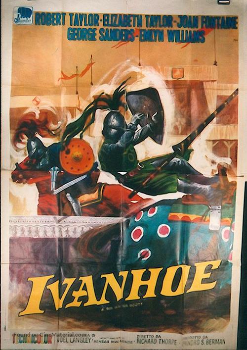 Ivanhoe - Italian Movie Poster