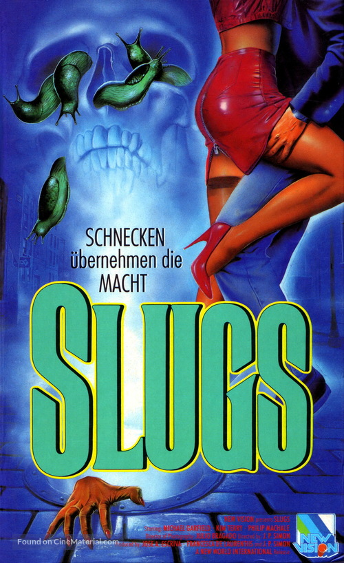 Slugs, muerte viscosa - German VHS movie cover