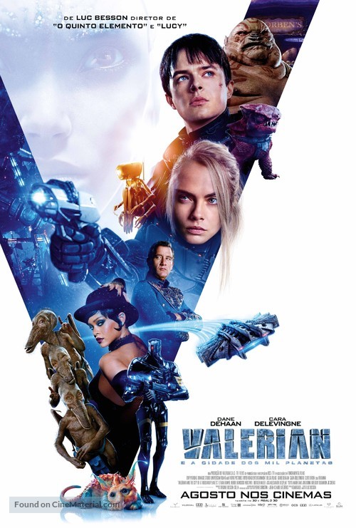 Valerian and the City of a Thousand Planets - Brazilian Movie Poster