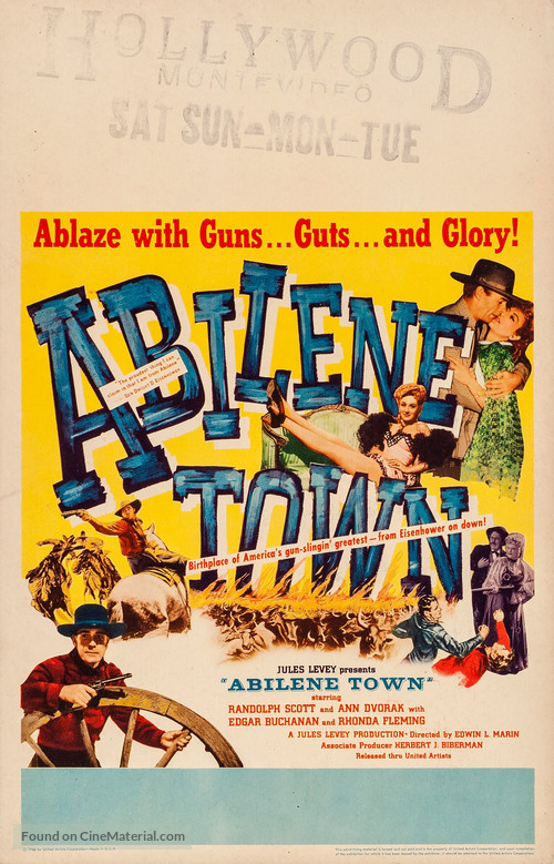 Abilene Town - Movie Poster