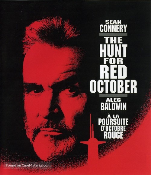 The Hunt for Red October - Canadian Blu-Ray movie cover