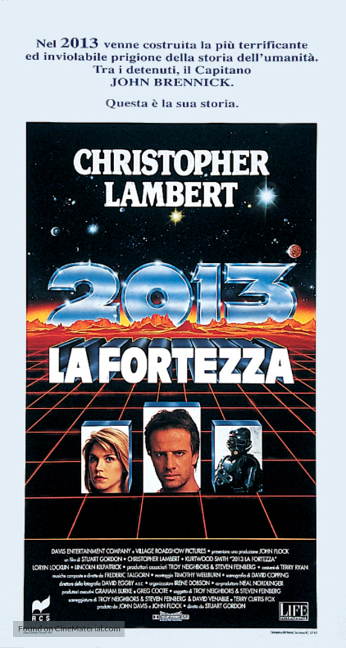 Fortress - Italian Theatrical movie poster