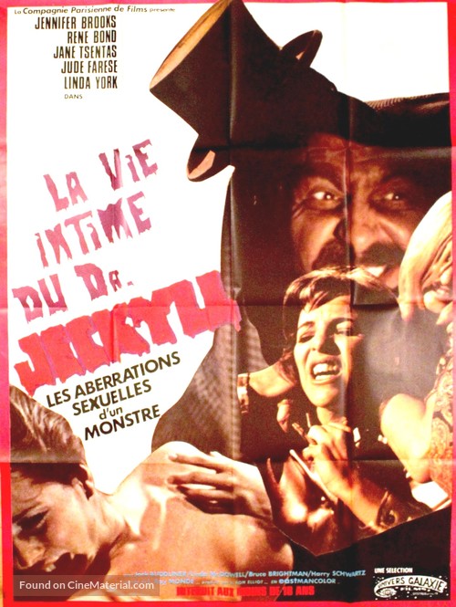 The Adult Version of Jekyll &amp; Hide - French Movie Poster