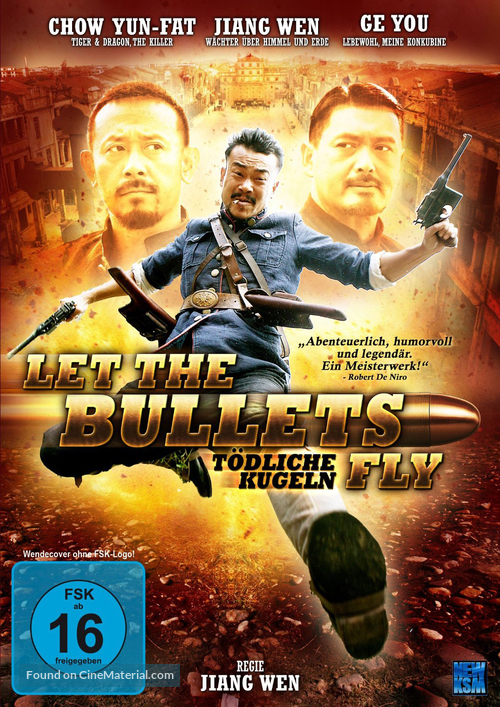 Rang zidan fei - German DVD movie cover