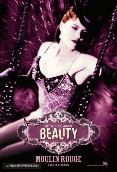 Moulin Rouge - British Teaser movie poster