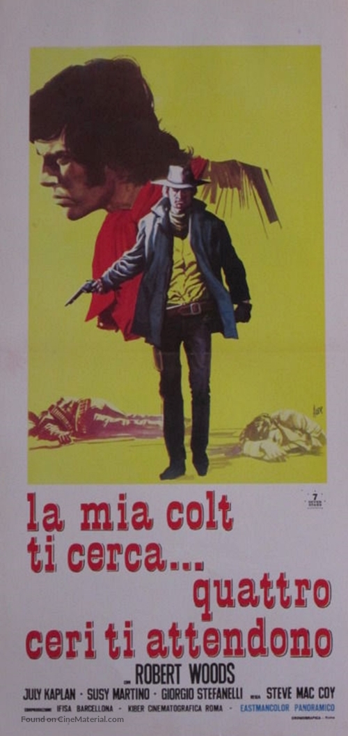 Colt por cuatro cirios, Un - Italian Movie Poster