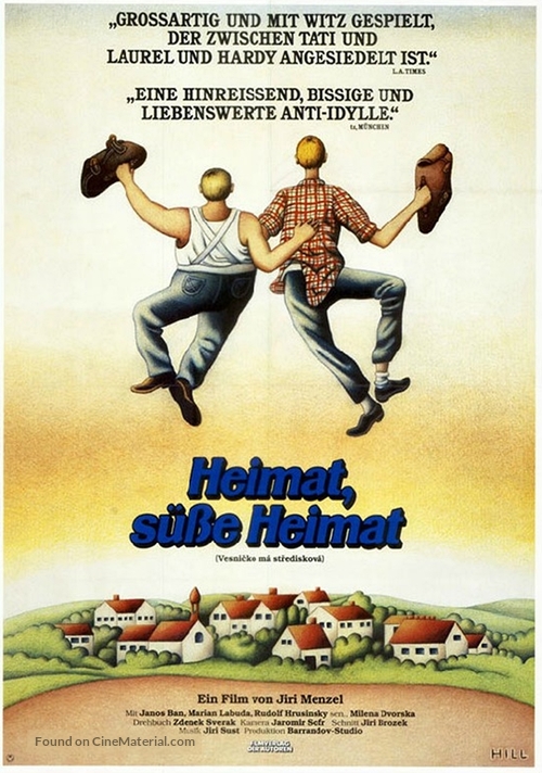 Vesnicko m&aacute; strediskov&aacute; - German Movie Poster