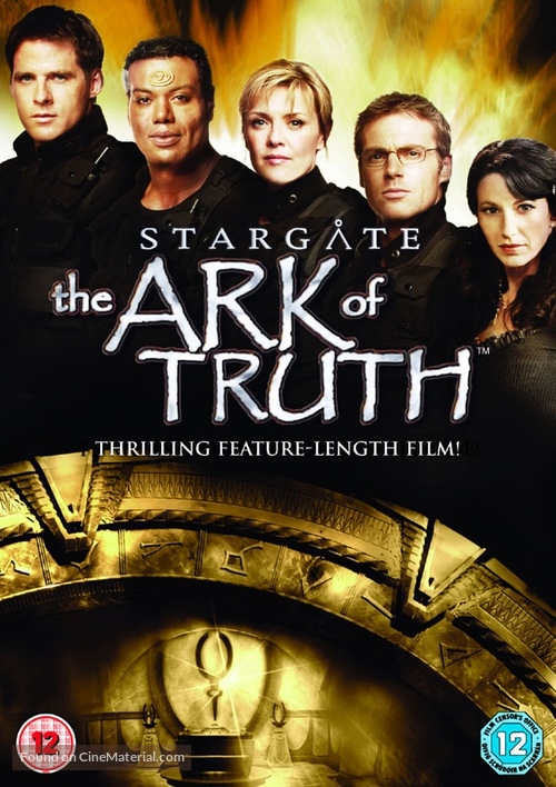 Stargate: The Ark of Truth - British DVD movie cover