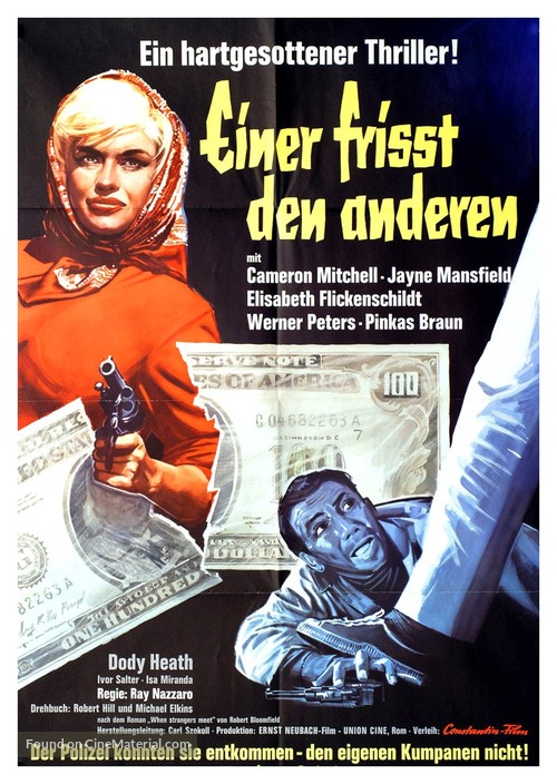 Einer frisst den anderen - German Movie Poster