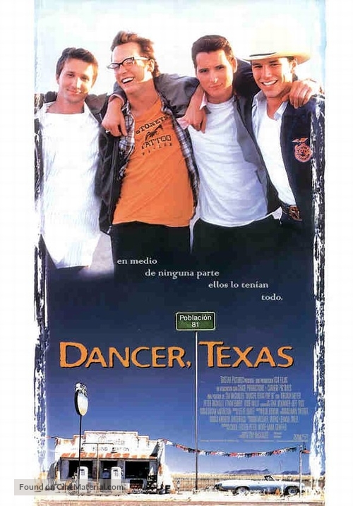 Dancer, Texas Pop. 81 - Spanish Movie Poster