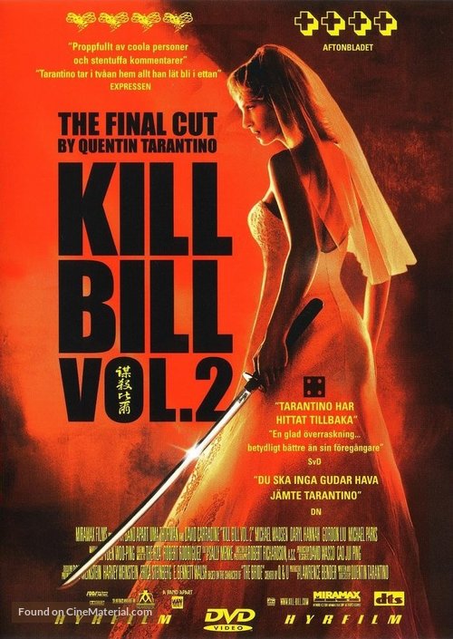 Kill Bill: Vol. 2 - Swedish Movie Cover