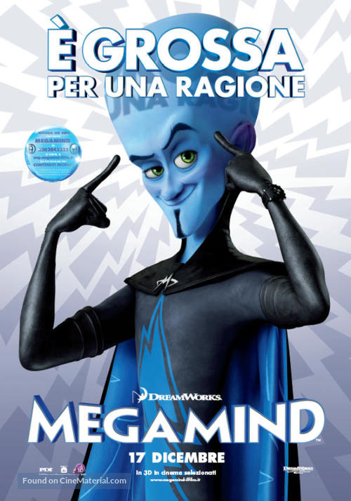 Megamind - Italian Movie Poster