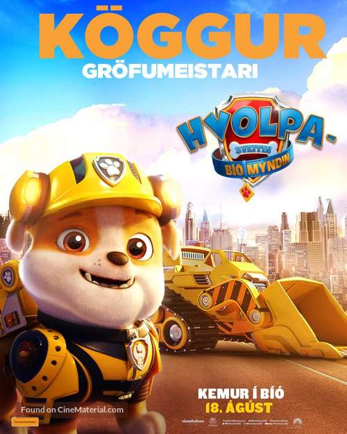 Paw Patrol: The Movie - Icelandic poster