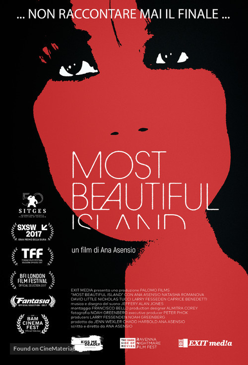 Most Beautiful Island - Italian Movie Poster