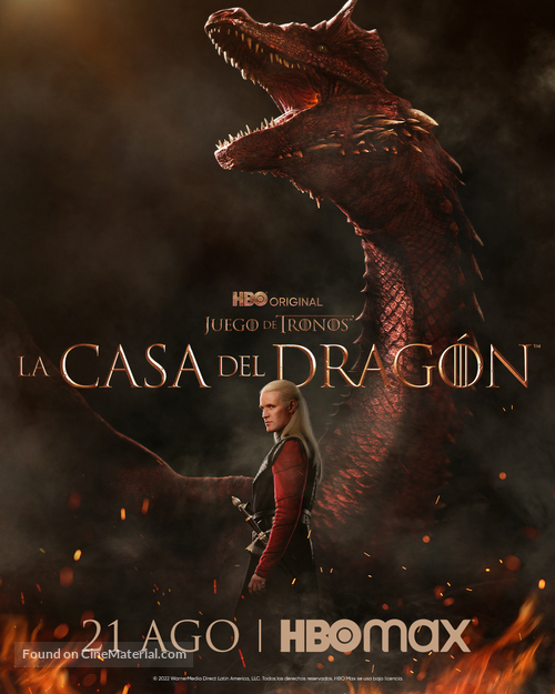 &quot;House of the Dragon&quot; - Argentinian Movie Poster