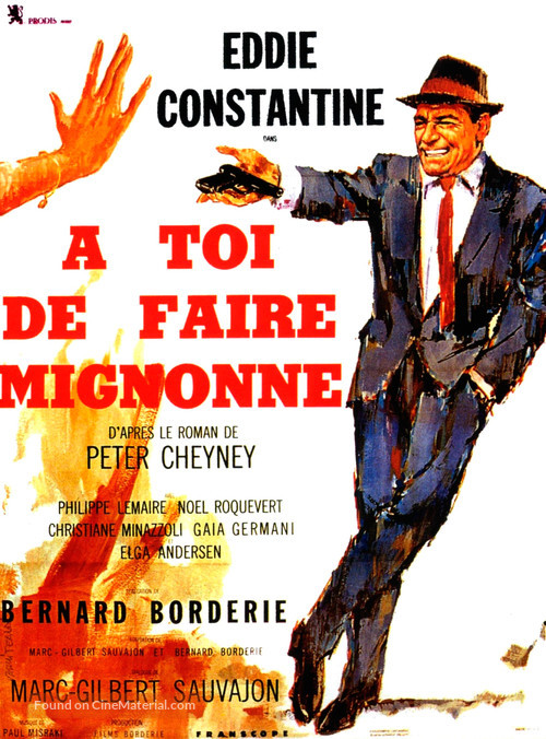 &Agrave; toi de faire... mignonne - French Movie Poster