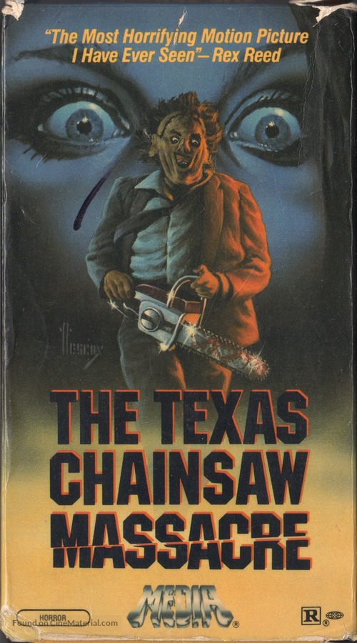 The Texas Chain Saw Massacre - VHS movie cover