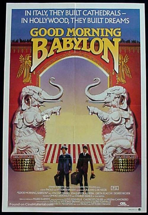 Good Morning, Babylon - Movie Poster