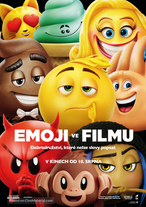 The Emoji Movie - Czech Movie Poster