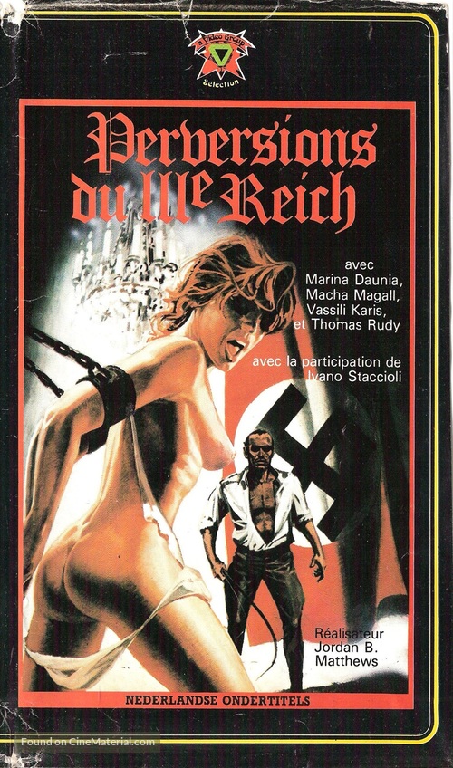 L&#039;ultima orgia del III Reich - Belgian VHS movie cover
