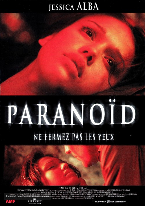 Paranoid - French DVD movie cover