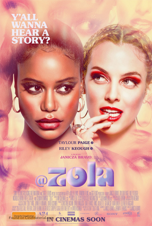 Zola - Australian Movie Poster