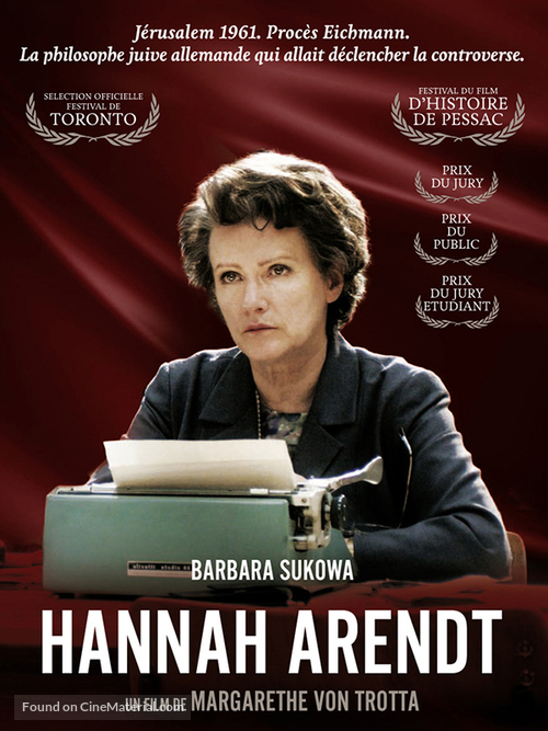 Hannah Arendt - French Movie Poster