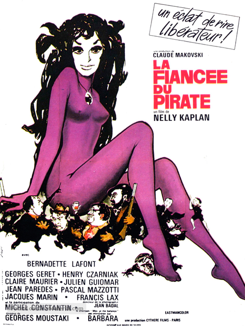 La fianc&eacute;e du pirate - French Movie Poster