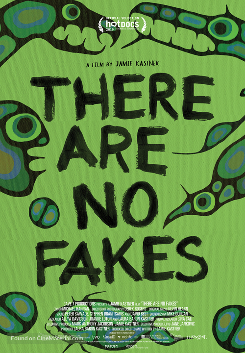 There Are No Fakes - Canadian Movie Poster