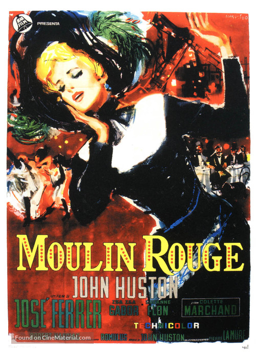 Moulin Rouge - Italian Movie Poster