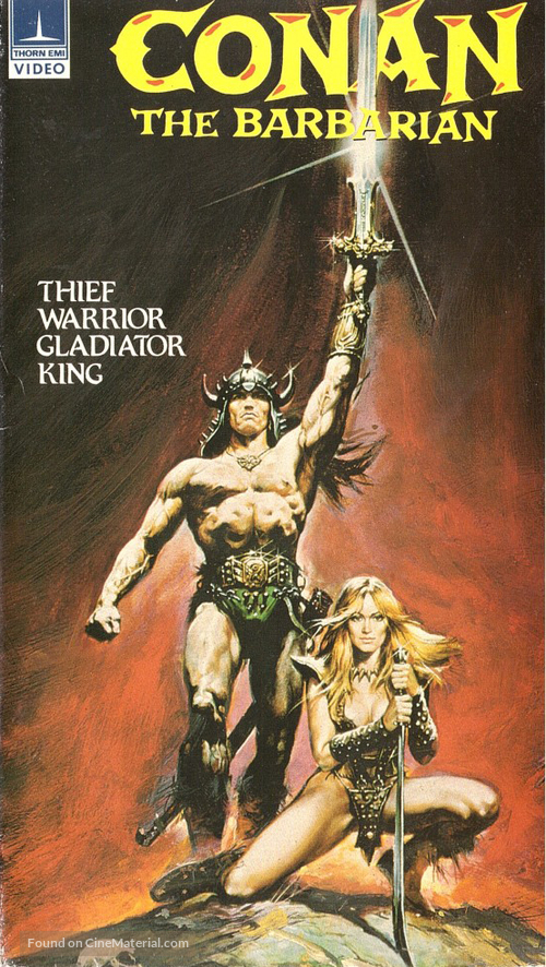 Conan The Barbarian - Finnish VHS movie cover