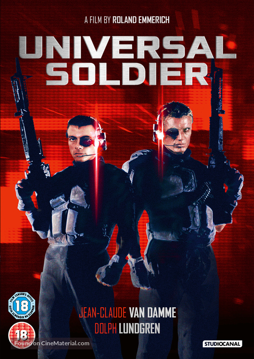 Universal Soldier - British DVD movie cover