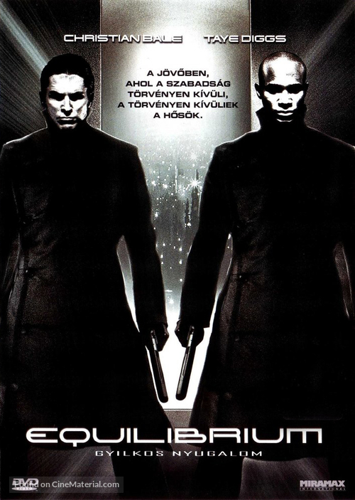 Equilibrium - Hungarian DVD movie cover